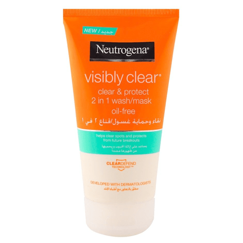 Neutrogena-Visibly-Clear-Clear-&-Protect-2-in-1-Wash-and-Mask-150ml